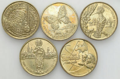Polska. 2 złote GN 2000 – 5 szt