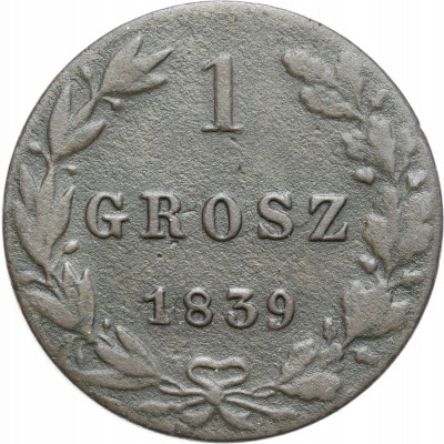 Polska. 1 grosz 1839 MW Warszawa
