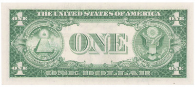 USA. 1 dolar 1935 E - niebieska pieczęć
