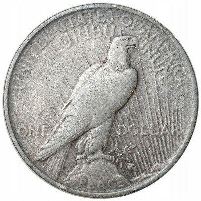 USA. 1 dolar 1922 Peace - SREBRO