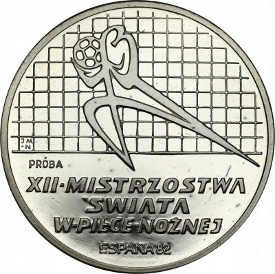 PRÓBA srebro 200 złotych 1982 MŚ Hiszpania
