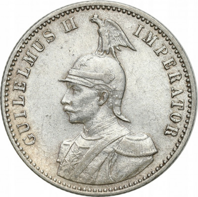 Niemcy. DOA, Wilhelm II 1/2 rupii 1907 J