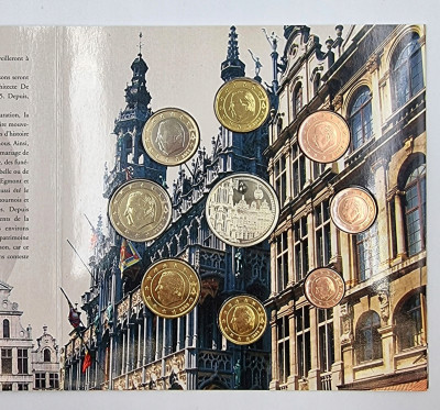 Belgia + Włochy Zestaw rocznikowy monet EURO RÓŻNE
