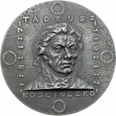 Polska pod zaborami. Medal 1917 Tadeusz Kościuszko