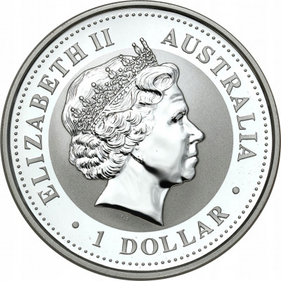Australia 1 dolar 2004 Rok Małpy SREBRO UNCJA