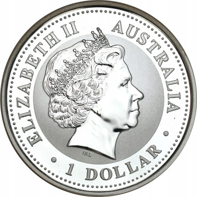 Australia 1 dolar 2000 Rok Smoka SREBRO UNCJA