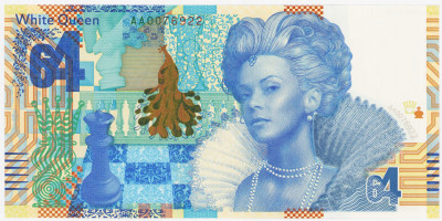 Banknot testowy PWPW - 64 - SZACHY /jęz.hiszpański