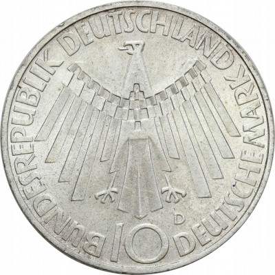 Niemcy, RFN. 10 marek 1972 - SREBRO – PIĘKNE