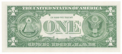 USA. 1 dolar 1957 - niebieska pieczęć