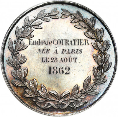 Francja. Medal 1862, SREBRO