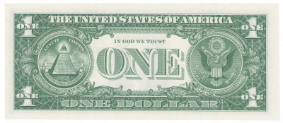USA. 1 dolar 1957 B - niebieska pieczęć