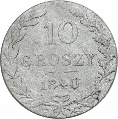 10 groszy 1840 MW, Warszawa Pochylone 0