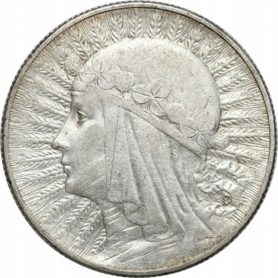 II RP. 5 złotych 1934 Głowa kobiety