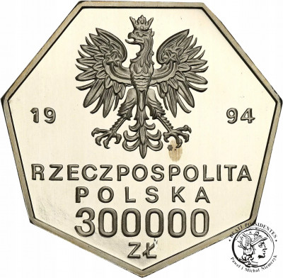 300 000 złotych 1994 - 70 lat Bank Polski