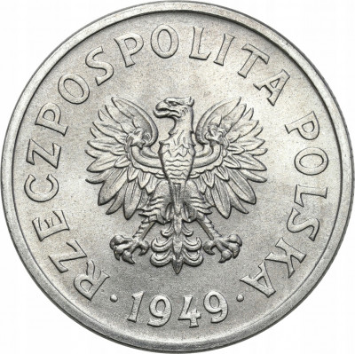 PRL. 50 groszy 1949 - PIĘKNE