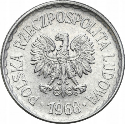 PRL. 1 złoty 1968 - RZADKIE – PIĘKNE