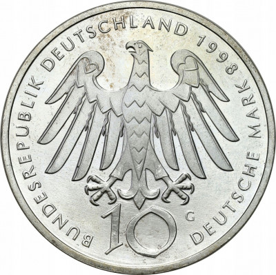 Niemcy 10 marek 1998 G Hildegarda z Bingen SREBRO