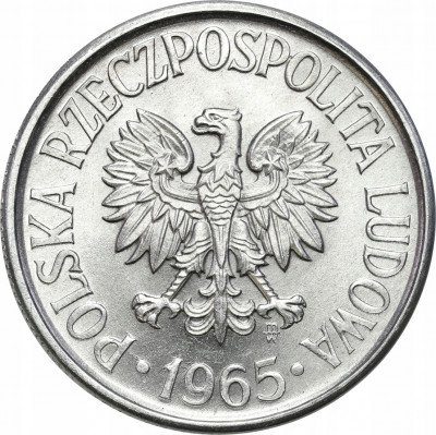 PRL. 50 groszy 1965 - PIĘKNE