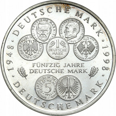 Niemcy. 10 marek 1998 F Marka Niemiecka – SREBRO