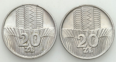 PRL. 20 złotych 1973 Wieżowiec i Kłosy – PIĘKNE