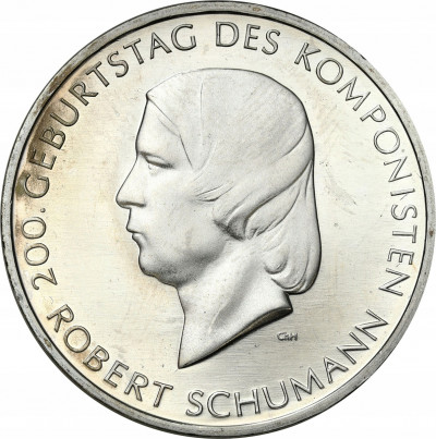 Niemcy. 10 euro 2010 Robert Schumann - SREBRO