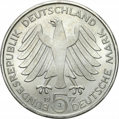 Niemcy 5 marek 1977 J Carl Friedrich Gauss SREBRO