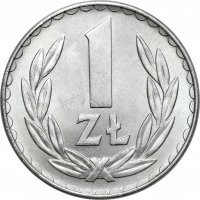 PRL. 1 złoty 1975 – PIĘKNE