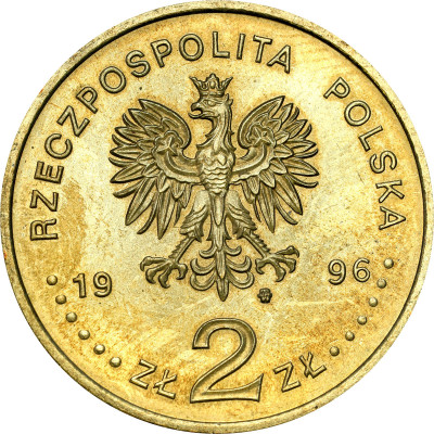 2 złote 1996 Zygmunt II August – NAJRZADSZE