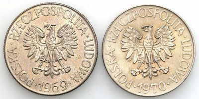 PRL. 10 złotych 1969 – 1970 Kościuszko - PIĘKNE