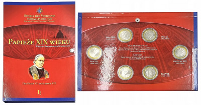Numizmaty Wielcy Papieże XIX wieku – 6 szt