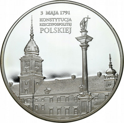 Moneta Medal Jan Matejko 220 lat Konstytucja 3Maja