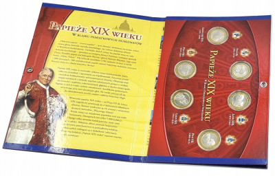 Numizmaty Wielcy Papieże XIX wieku – 6 szt