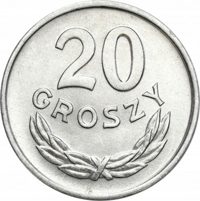 PRL. 20 groszy 1963 - RZADKIE – PIĘKNE