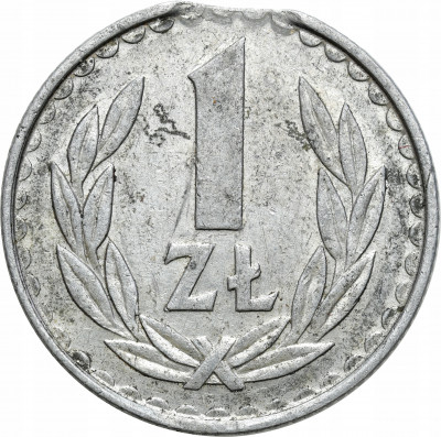 PRL. 1 złoty 1985 – DESTRUKT