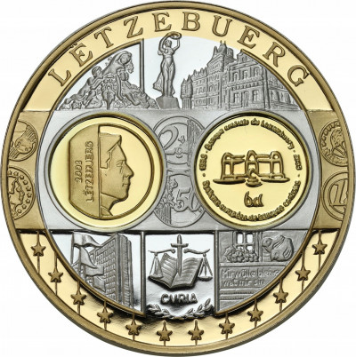 Medal - waluta Euro - SREBRO - Luksemburg