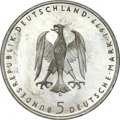 Niemcy 5 marek 1977 G, Heinrich von Kleist SREBRO