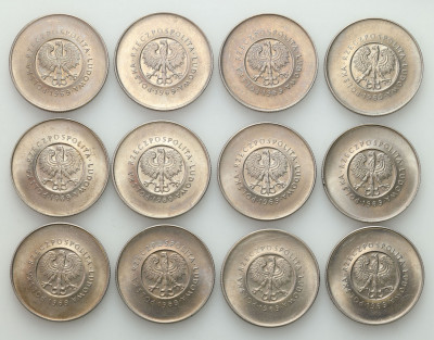 PRL. 10 złotych 1969 - 25 lat PRL - 12 szt.