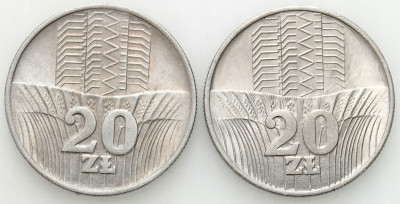PRL. 20 złotych 1973 Wieżowiec i Kłosy – PIĘKNE