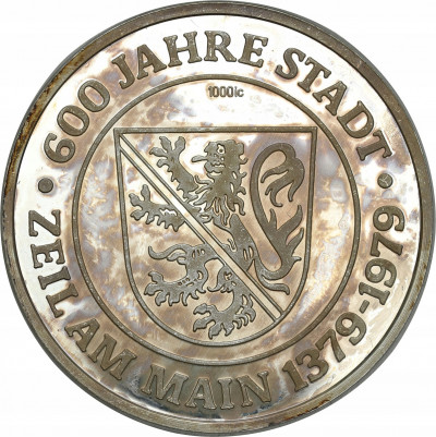 Niemcy Medal na 600lecie Zeil am Main 1979 SREBRO