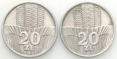 PRL. 20 złotych 1973 Wieżowiec i Kłosy – PIĘKNE