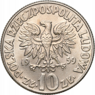 PRL. 10 złotych 1959 Kopernik – PIĘKNY
