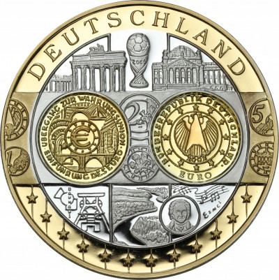 Medal - waluta Euro - SREBRO - Niemcy