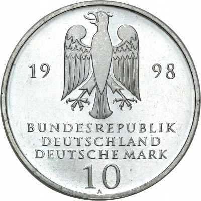 Niemcy 10 marek 1998 Franckesche Stiftungen SREBRO