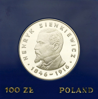 PRL 100 zł 1977 Henryk Sienkiewicz