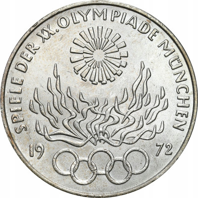 Niemcy 10 marek 1972 F Olimpiada Monachium–SREBRO