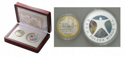 Medal na 50 lecie Huty Miedzi – KGHM – SREBRO
