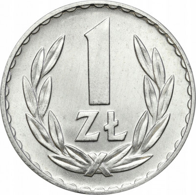 PRL. 1 złoty 1974 – PIĘKNE