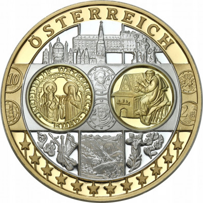 Medal - waluta Euro - SREBRO - Austria