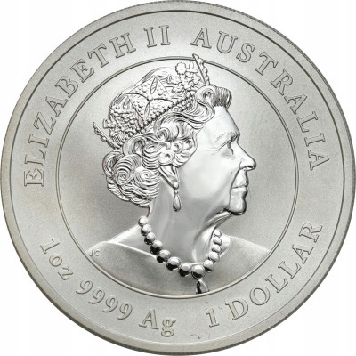 Australia. 1 dolar 2021 WÓŁ – Uncja srebra