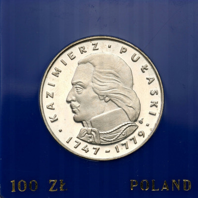 Polska PRL 100 zł 1976 Kazimierz Pułaski